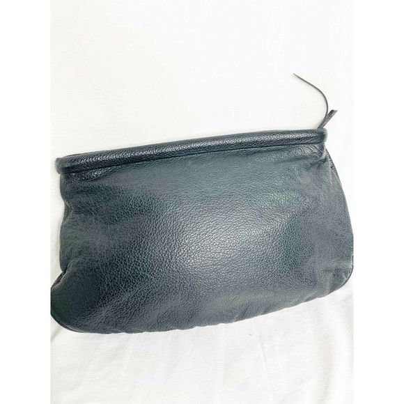 Vtg 1980s Susan Gail Leather Clutch Made In Spain - Picture 3 of 6